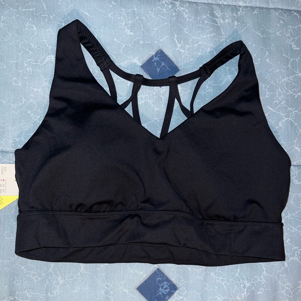 All in Motion Black Sports Bra